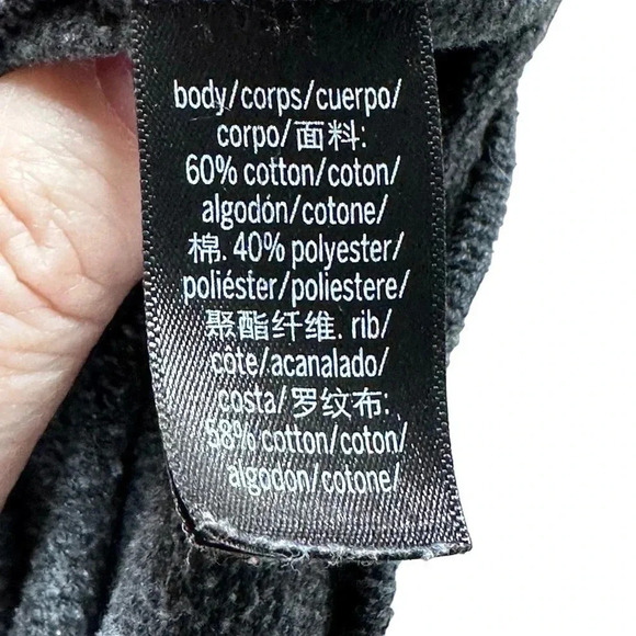 Victoria's Secret Sport M dark gray double‎ zipper hoodie jacket - Picture 5 of 7